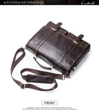 Leather Briefcase for 13inch Laptop