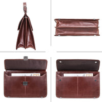 Pure Leather Laptop Bag 15.6"