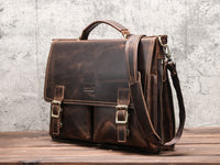 Leather Shoulder Messenger Bags For 14 inch Laptop