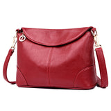 Leather Handbag Messenger Bag