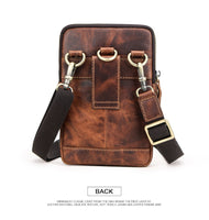 Pure Leather Men Crossbody Bag