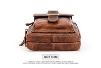 Pure Leather Men Crossbody Bag