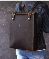 Backpack For Men Leather Shoulder Bag