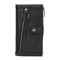 Long Wallet Men Genuine Leather