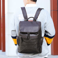 Shoulder Leather Backpack Bag