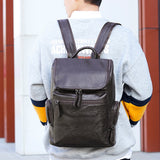 Shoulder Leather Backpack Bag