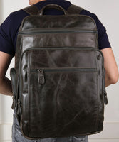 Fashion Genuine Leather Backpack Bag