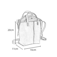 Bucket Bag Leather Messenger Bag