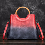 Leather Handbag Messenger Shoulder Bag