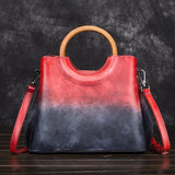 Leather Handbag Messenger Shoulder Bag