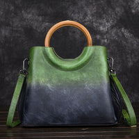 Leather Handbag Messenger Shoulder Bag