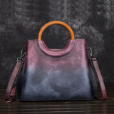 Leather Handbag Messenger Shoulder Bag